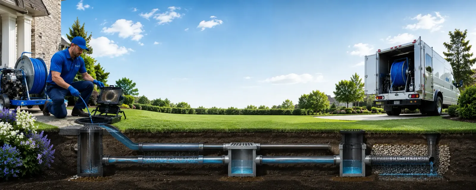 Outdoor drain cleaning information for Martin, GA